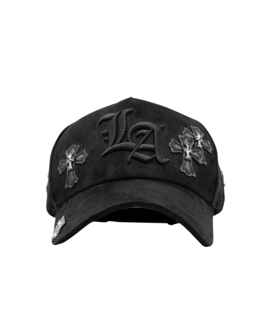 GORRA 31 HATS "LA CHROME BLACK IN BLACK SILVER"