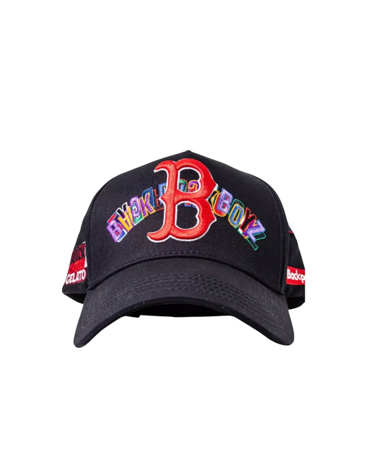 GALLO FINO X MOCHILACOLABORACIÓN NEGRA GORRA SNAPBACK GFBACKPB NEGRA-