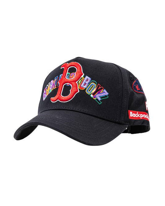 GALLO FINO X MOCHILACOLABORACIÓN NEGRA GORRA SNAPBACK GFBACKPB NEGRA-