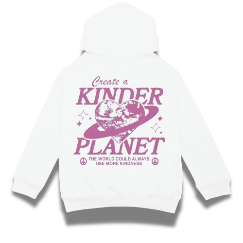 Hoodie Kinder Planet Pink